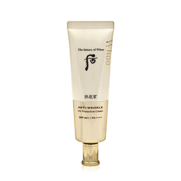 The history of Whoo Anti-wrinkle UV Protective Cream